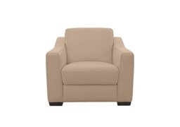World of Leather - Optimus BV Leather Armchair - BV Pebble
