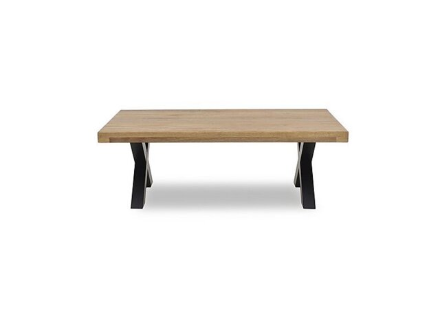 Bodahl - Terra Straight Edge Coffee Table with X Shaped Legs
