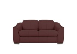 World of Leather - Xavier 2 Seater NC Leather Sofa with Power Recliner - NC Deep Red