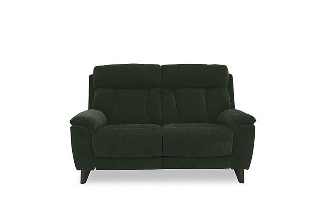 Dreamer 2 Seater Fabric Sofa with Power Recliner - Green - Sofas and Armchairs