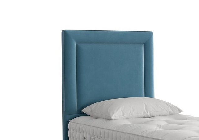 Vispring - Helios Floor Standing Headboard - Single - Plush Velvet Teal