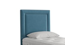 Vispring - Helios Floor Standing Headboard - Single - Plush Velvet Teal
