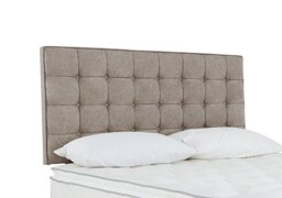 Sleepeezee - Bowmore Strutted Headboard - King Size - Joshua Latte