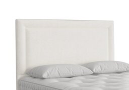 Vispring - Helios Floor Standing Headboard - Super King - Faux Suede Snow