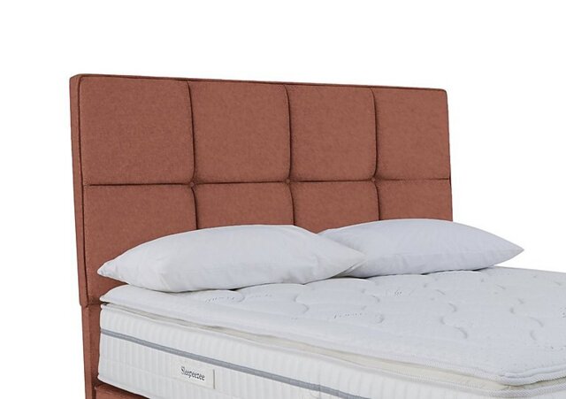 Sleepeezee - Dalmore Floor Standing Headboard - Double - Burnt Orange