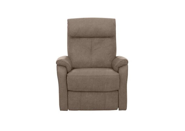 Rowan Fabric Swivel Rocker Recliner Armchair - Silver