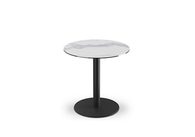 Pique Round Dining Table - 75-cm - Matt Marble - In Time for Christmas