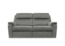 G Plan - Thornbury 3 Seater Fabric Recliner Sofa with Headrests and Power Lumbar - Remco Slate