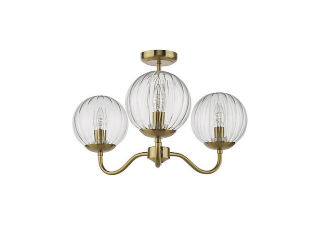 Elowyn 3 Light Semi Flush Pendant