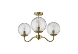 Elowyn 3 Light Semi Flush Pendant