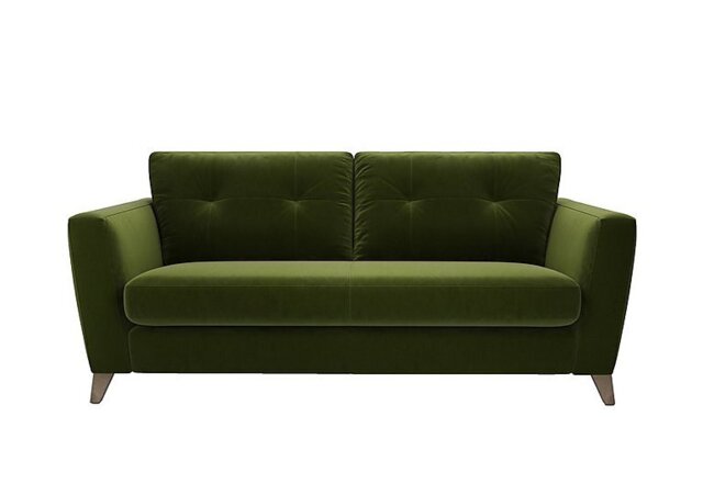 The Lounge Co. - Hermione 3 Seater Fabric Sofa - Woodland Moss