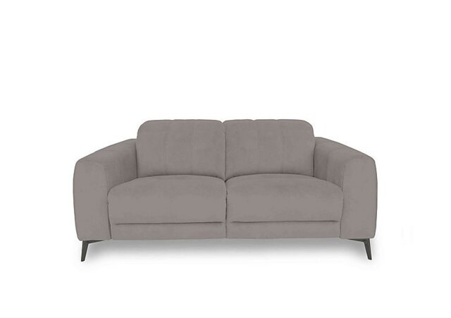 Ezra 2 Seater Fabric Sofa - Opulence Silver