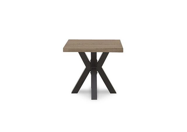 Bodahl - Njord Raw Edge Lamp Table with Metal Star Base - Vintage Grey
