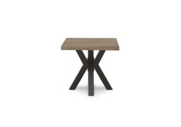 Bodahl - Njord Raw Edge Lamp Table with Metal Star Base - Vintage Grey