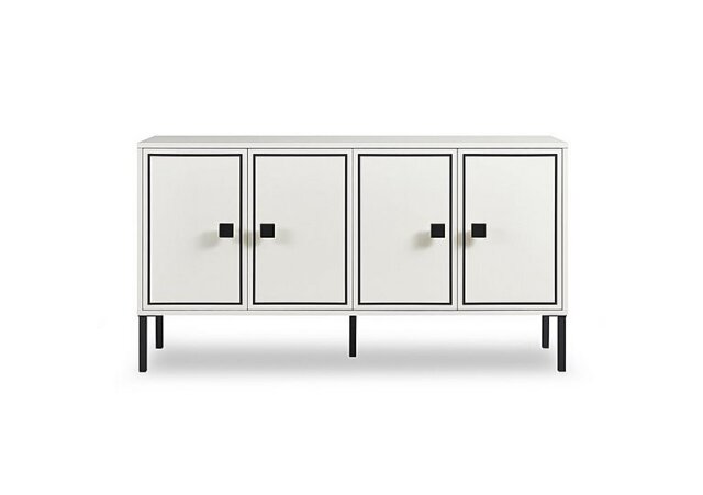 Cole 4 Door Sideboard - White