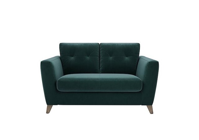 The Lounge Co. - Hermione 2 Seater Fabric Sofa - Evening Teal