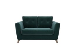 The Lounge Co. - Hermione 2 Seater Fabric Sofa - Evening Teal