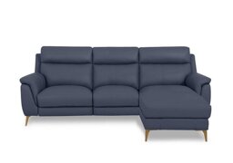 World of Leather - Eclipse Leather 3 Seater Power Recliner Right Hand Facing Chaise End Sofa with Power Headrests - Sofas and Armchairs