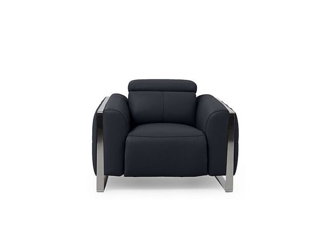 Gisella Leather Chair - Navy - Sofas and Armchairs - In Time for Christmas