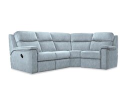 G Plan - Thornbury Fabric Manual Recliner Left Hand Facing Corner Sofa - Libby Sky
