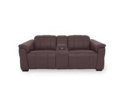 Inca NC Leather 2 Seater Power Recliner Sofa with Pop Up Light Console and Power Headrests