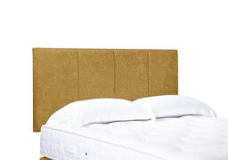 Artisan Collection Linear Standard Strutted Headboard - King Size - Tweed Mustard