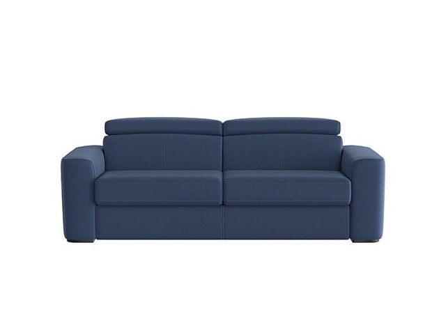 World of Leather - Infinity 3 Seater Fabric Sofa Bed - Blue