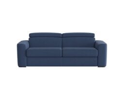 World of Leather - Infinity 3 Seater Fabric Sofa Bed - Blue
