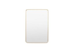 Heston Rectangular Mirror - Gold