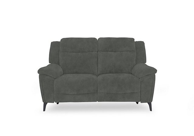 Panache Fabric 2 Seater Power Recliner Sofa with Power Headrests - Dexter Moss