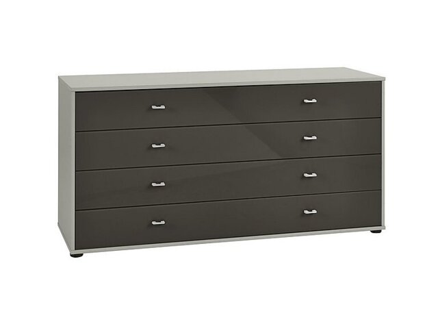 Wiemann - Santa Cruz 141cm 4 Drawer Chest - Havana Dr/Grey Carcase