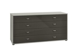 Wiemann - Santa Cruz 141cm 4 Drawer Chest - Havana Dr/Grey Carcase