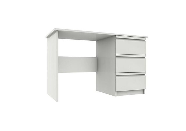 London Bedrooms - Kings Cross 3 Drawer Dressing Table - White