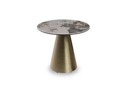 Felipe Lamp Table with Gold Base