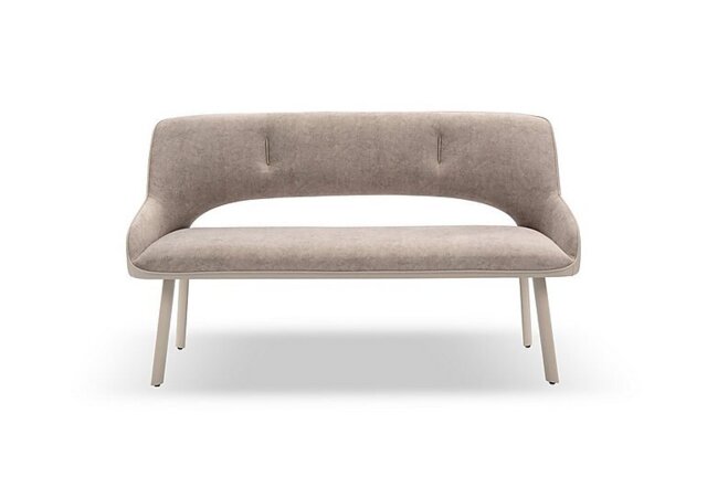 Tino Two Tone High Back Dining Bench