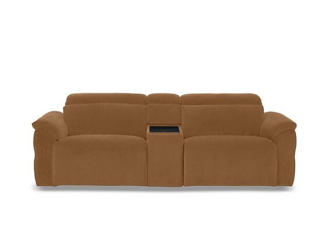 Dolomite 3 Seater Fabric Power Recliner Sofa with Power Headrests and Console