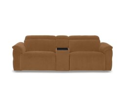 Dolomite 3 Seater Fabric Power Recliner Sofa with Power Headrests and Console