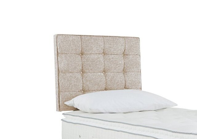 Sleepeezee - Bowmore Floor Standing Headboard - Single - Tweed Cream
