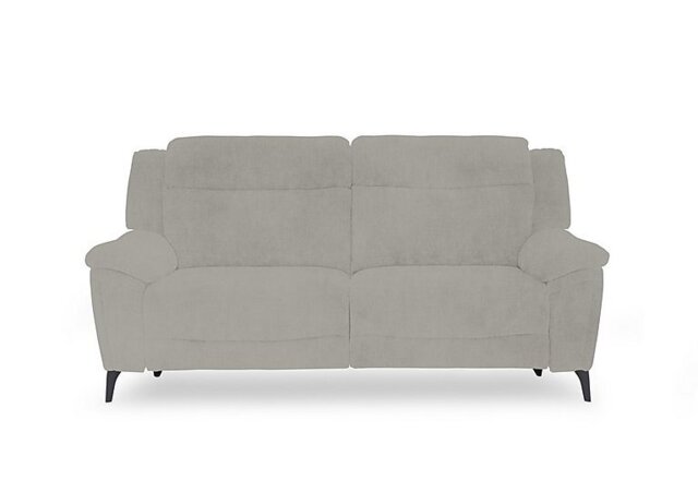 Panache Fabric 3 Seater Sofa - Opulence Silver