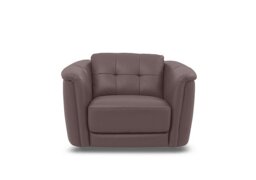 Monarch Leather Cuddler Chair