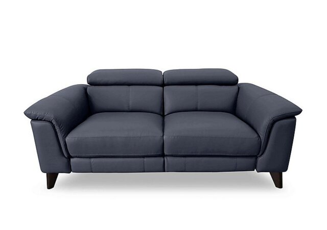 World of Leather - Wade 3 Seater BV Leather Power Recliner Sofa - BV Ocean Blue