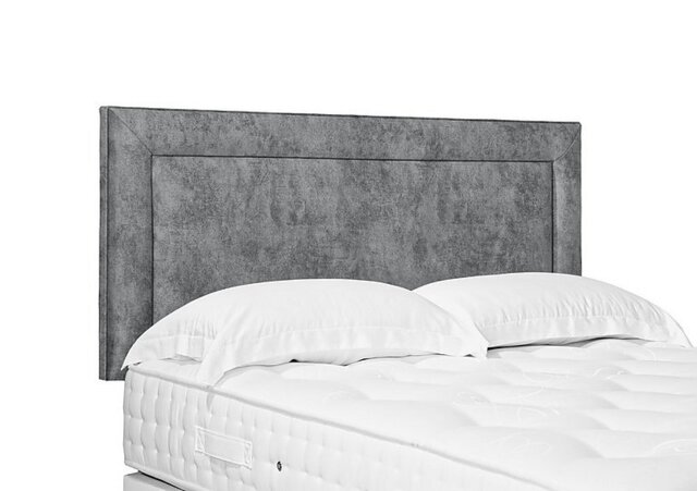 Artisan Collection Foley Standard Strutted Headboard - Single - Daytona Silver
