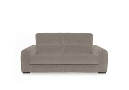 Flex Fabric 2 Seater Power Recliner Sofa with Storage Arms - Silver