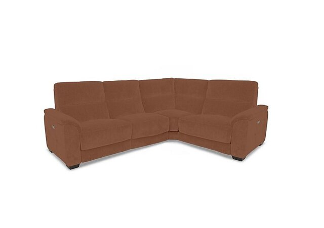 Saffron Small Fabric Power Recliner Right Hand Facing Corner Sofa