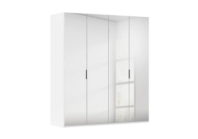 Rauch - Formes 4 Door Bifold Wardrobe with Mirror Doors - White