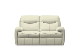 G Plan - Amesbury Leather 2 Seater Power Recliner Sofa - Cambridge Chalk