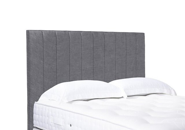 Artisan Collection Elyse High Floor Standing Headboard - Double - Aston Steel