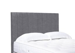 Artisan Collection Elyse High Floor Standing Headboard - Double - Aston Steel