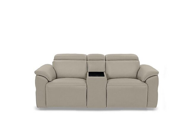 Dolomite 2 Seater Leather Power Recliner Sofa with Power Headrests and Console