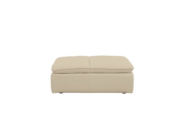 World of Leather - Starlight Express NC Leather Chair Footstool - NC Bisque